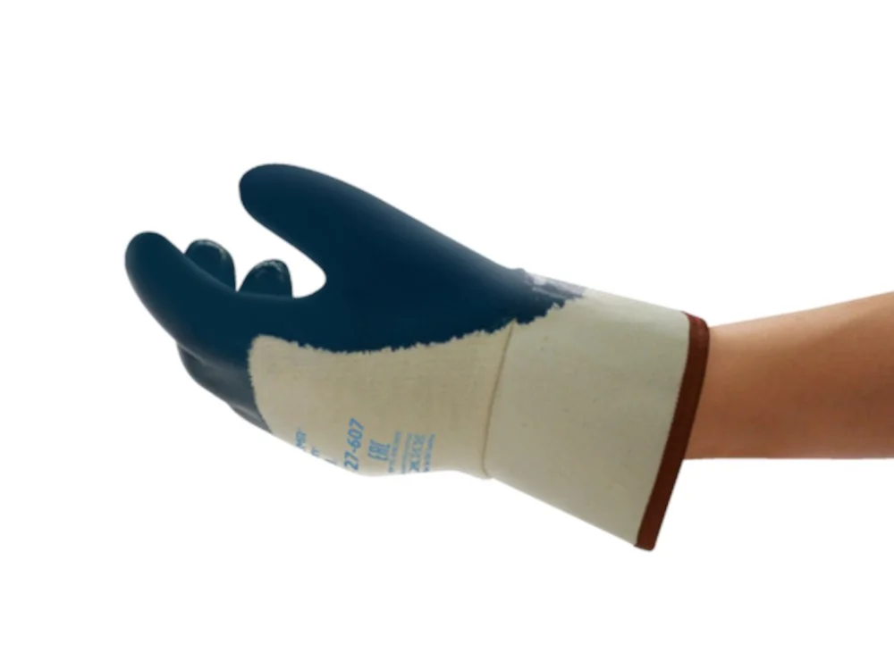 Ansell - Heavy Duty Nitril Handschoenen - Slijtvast - Hycron 27-607 - Blauw