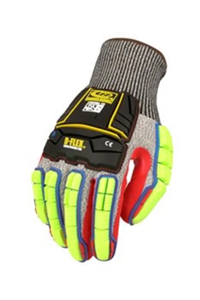 Ansell - Impact & Snijbestendige Handschoenen - Hoge Vingervaardigheid & Touchscreen - RINGERS R065 - Rood