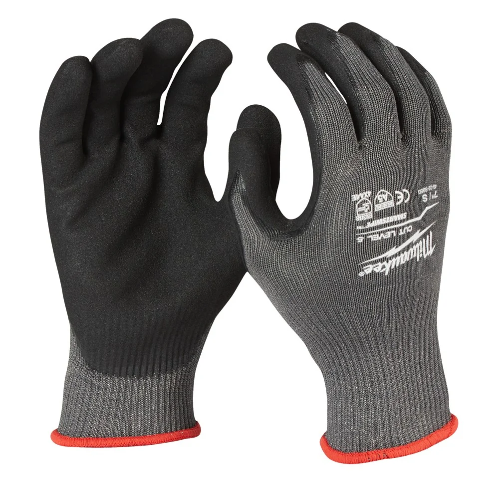 Milwaukee - Snijbestendige Handschoenen - Snijweerstand Niveau E/5, Smartswipe, Grip - Rood
