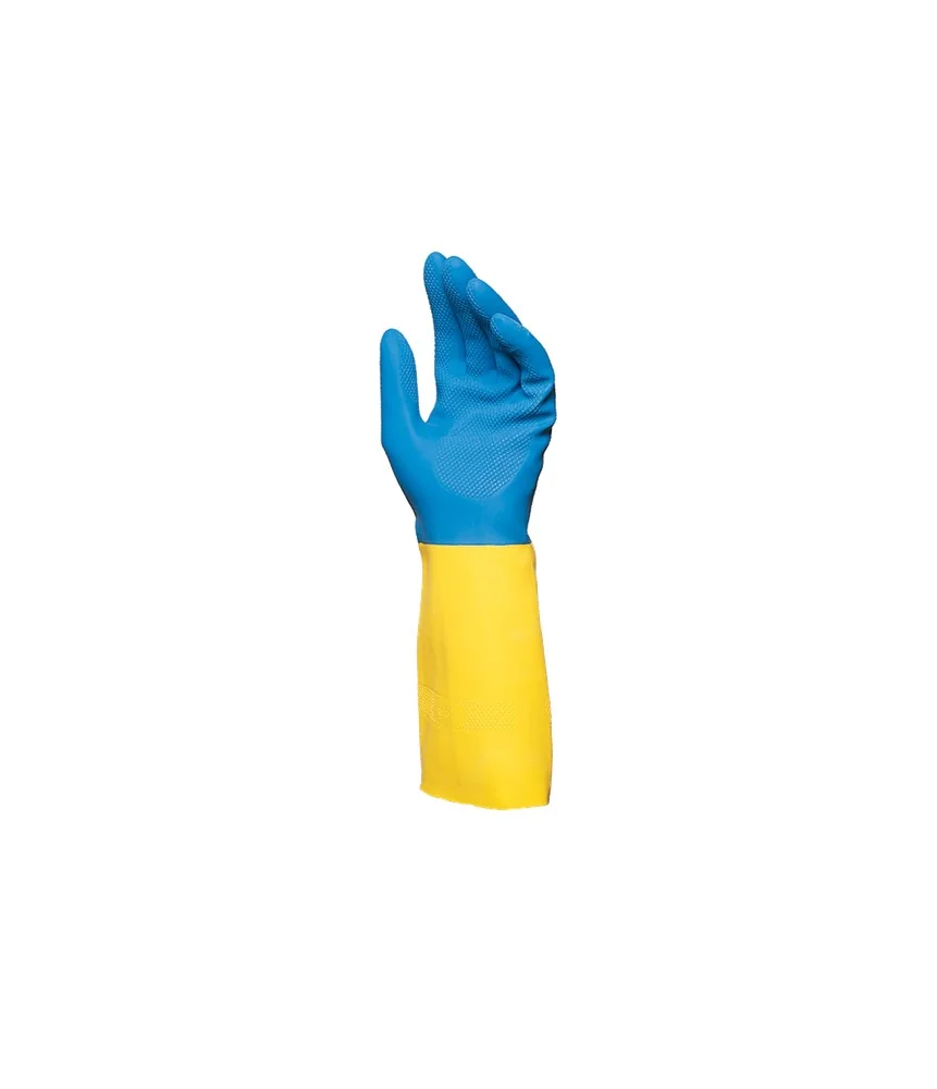 MAPA - Vloeistofdichte Handschoenen - Antibacteriële & Antivirale Bescherming - Alto 405 - Blauw, Geel