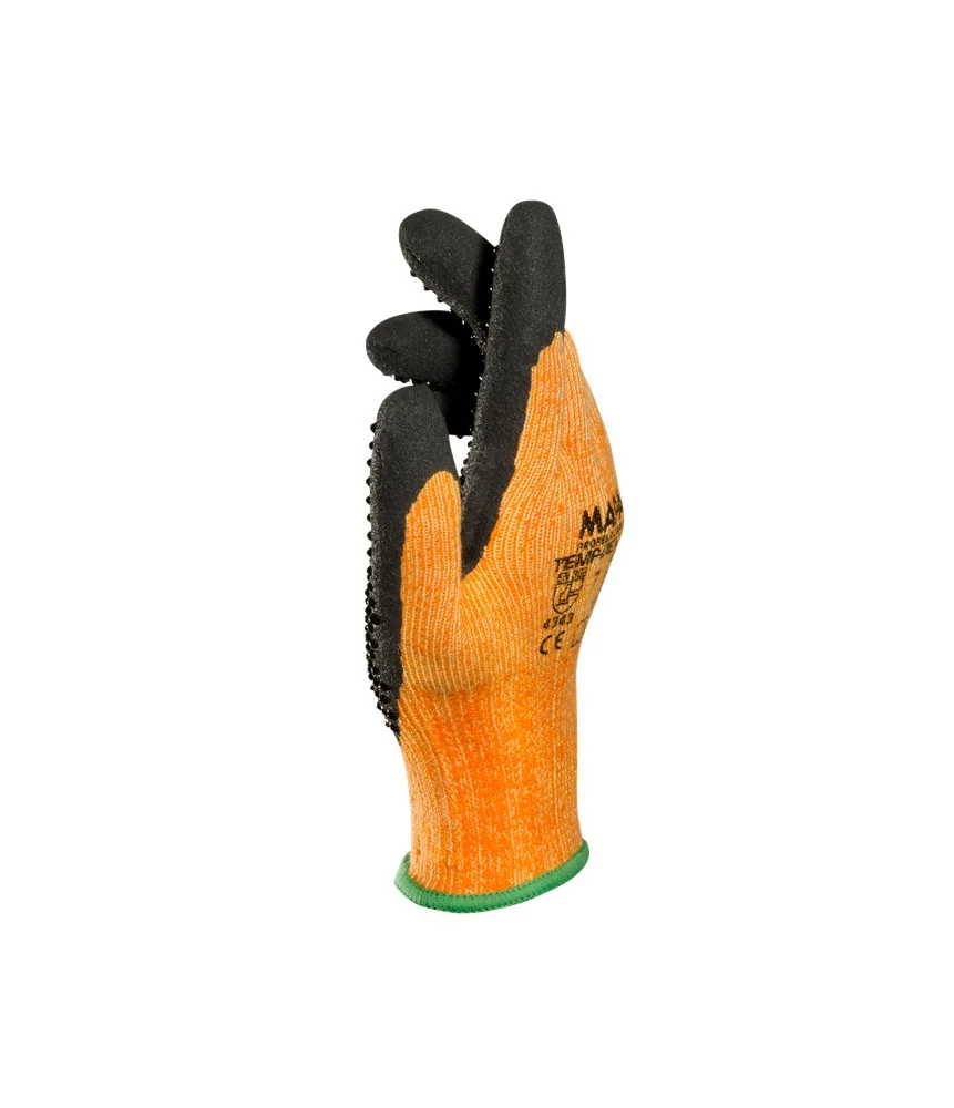 MAPA - Thermische beschermende handschoenen - Snij- & Hittebestendig - TempDex 720 - Zwart, Oranje