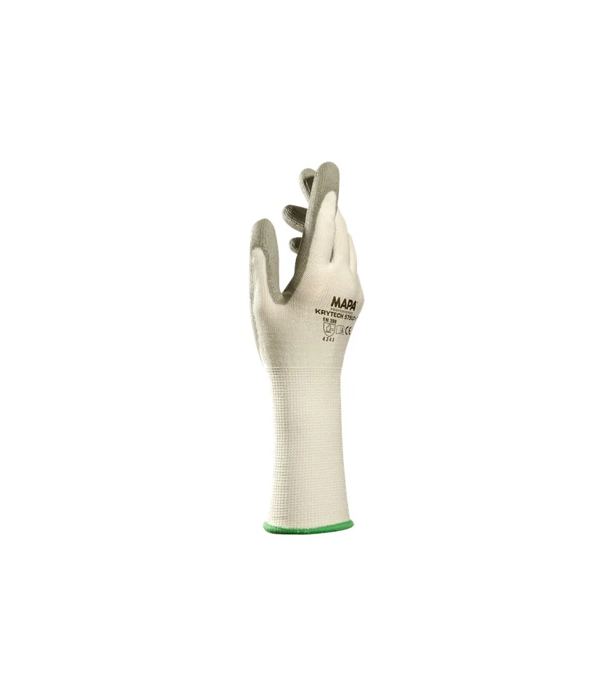 MAPA - Snijbestendige handschoenen - Snij niveau B - Krytech 579 LC - Wit/Grijs