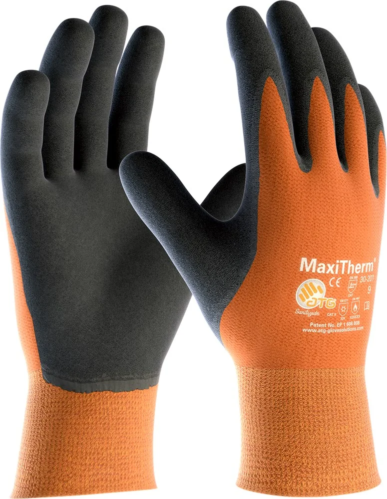 ATG - Koudebeschermingshandschoenen - EN 388 1241B, EN 511 X1X, EN 407 X2XXXX - MaxiTherm 30-201 - Oranje