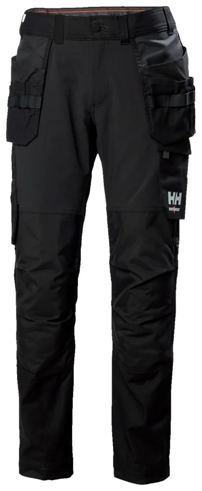 Helly Hansen - Oxford 4X Construction Werkbroek - 4-Way Stretch, Lichtgewicht - 77405 - Zwart - 990