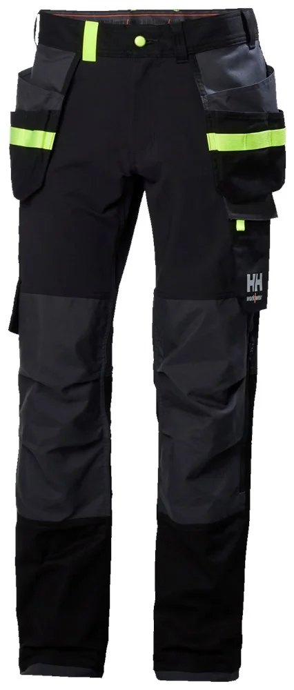 Helly Hansen - Werkbroek - 4-Way Stretch, Duurzaam - Oxford 4X Cons Broek - Zwart/Ebony - 77405