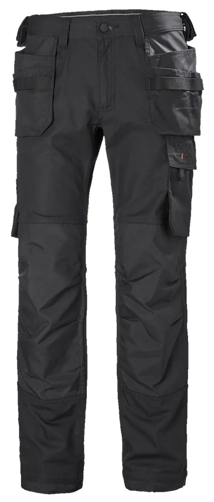 Helly Hansen - Werkbroek - Duurzaam, Verstevigde Knieën & Zoom - Oxford Construct. Broek - Zwart - 77461