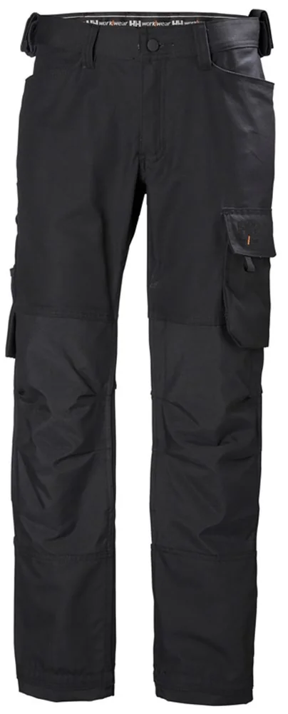 Helly Hansen - Oxford Werkbroek - Duurzaam Comfort, 2-Way Stretch, Verstevigd - 77462 - Zwart - 990