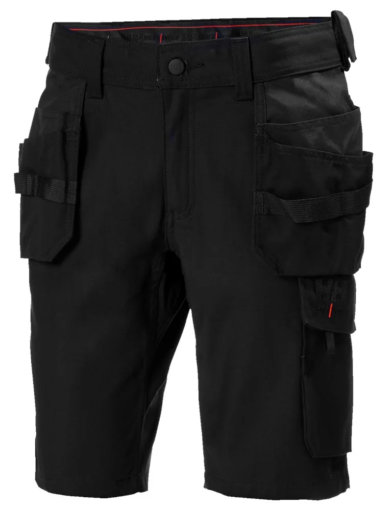 Helly Hansen - Construct Short - Duurzame Stretch Verstevigde Knieën - Oxford - Zwart - 77463