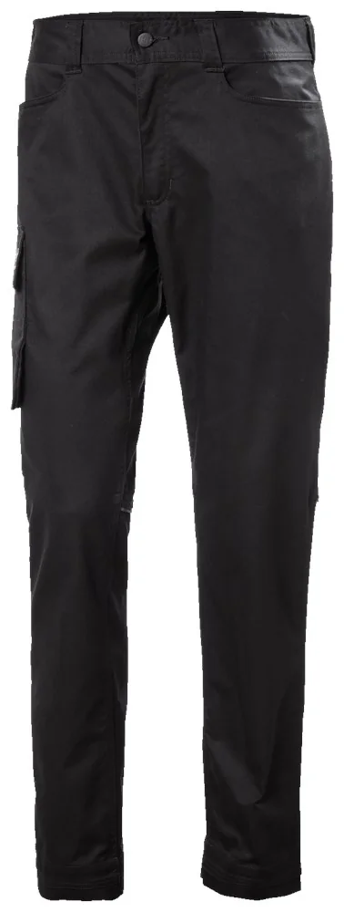 Helly Hansen - Werkbroek - 2-Way Stretch, Reflecterende Details - Manchester Broek - Zwart - 77525