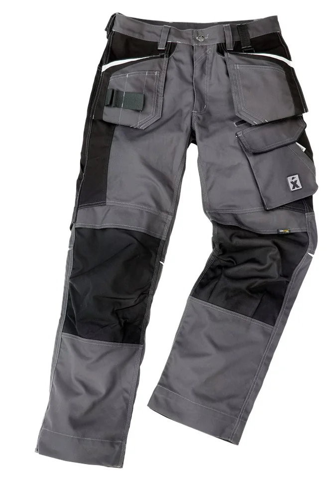 Excess - Werkbroek - Meerdere Zakken, Kniebeschermerszakken - Slash PRO+H - Antraciet/Zwart - 514