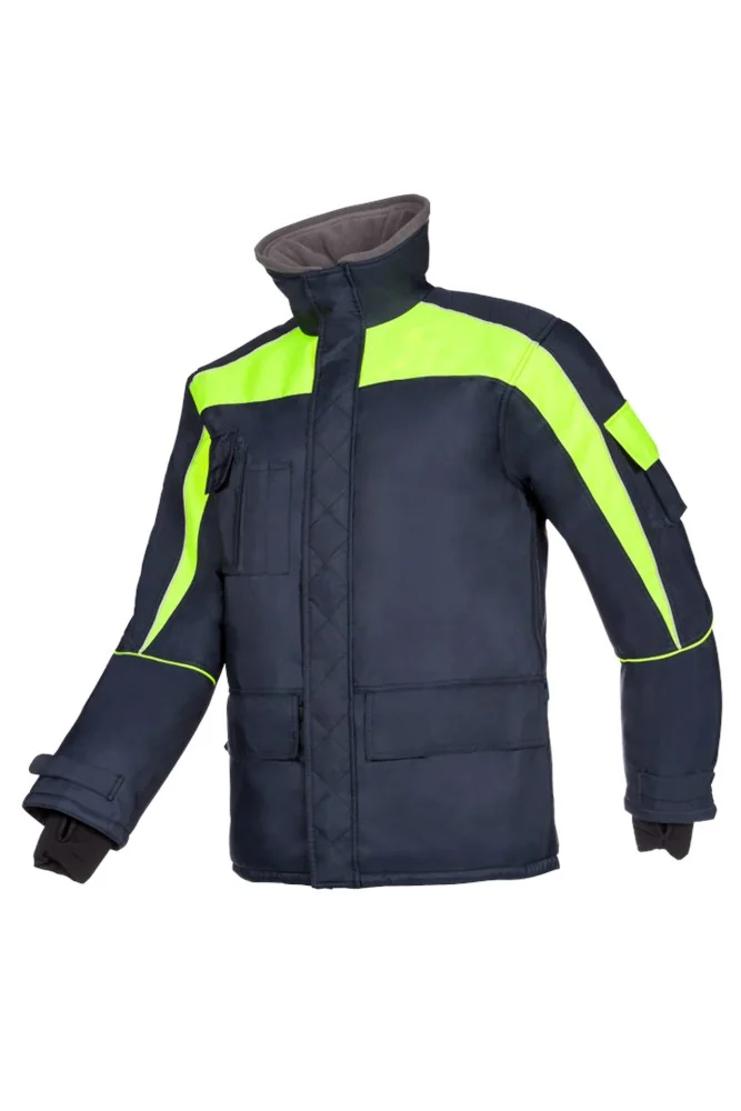 Sioen - Koelceljas - EN 342 - Talau - Hi-Vis Geel/Marineblauw - 3438A2PM1