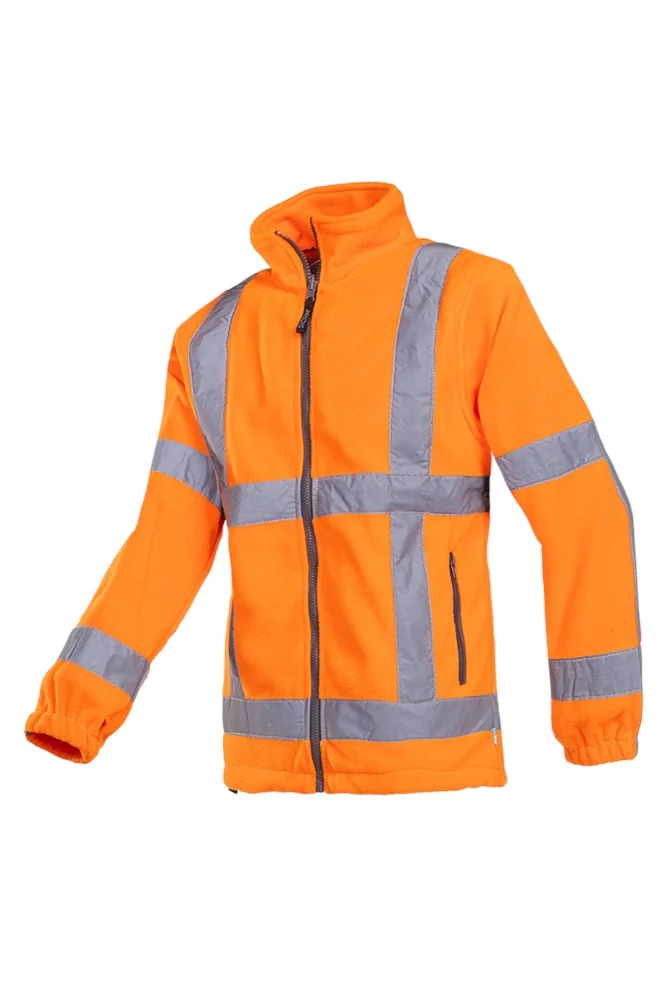 Sioen - Hi-Vis Fleece Jas - Winddicht, Koudebescherming - Berkel - Fluo Oranje - 353AA2TX2
