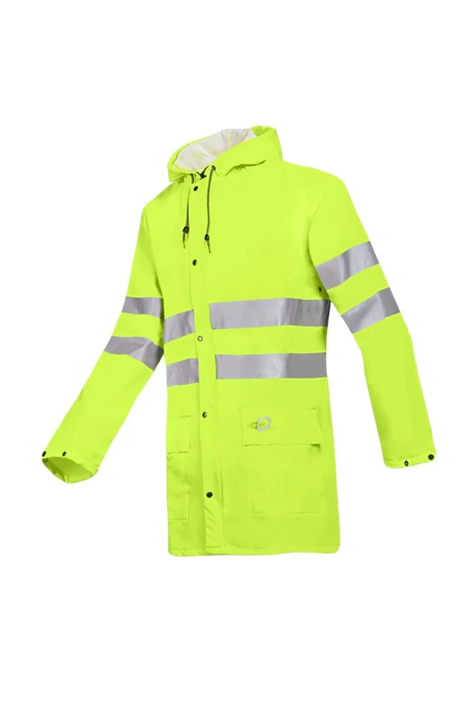 Sioen - Hi-Vis Regenjas - Waterdicht & Winddicht - Unzen (HV) - Fluo Geel - 3720A2F01