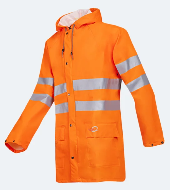 Sioen - Hi-vis Regenjas - Hoge Zichtbaarheid, Waterdicht, Winddicht - Unzen - Hi-vis Oranje - 3720A2FC1