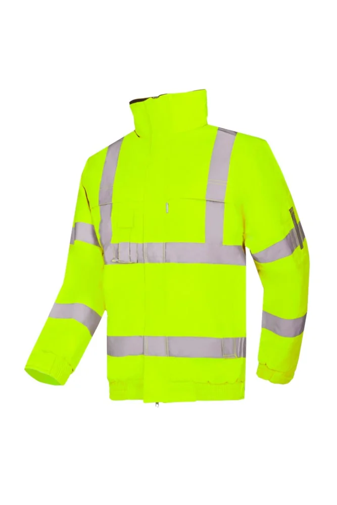 Sioen - High Visibility Winterjas - Waterdicht & Koudebescherming - Hobson - Fluo Geel - 404AA2EU1