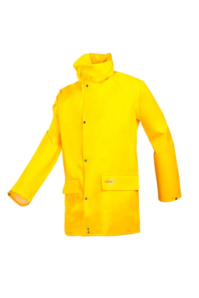 Sioen - Regenjas - Waterdicht, Winddicht, Ademend - Bielefeld - Geel - 4265A2FE0