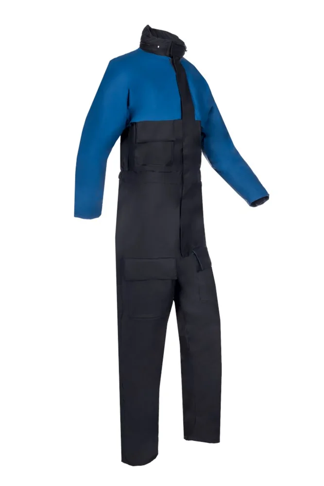 Sioen - Winter Regen Overall - Waterdicht, Winddicht, Koudebescherming - Lillehammer - Marine/Korenblauw - 4990A2F01