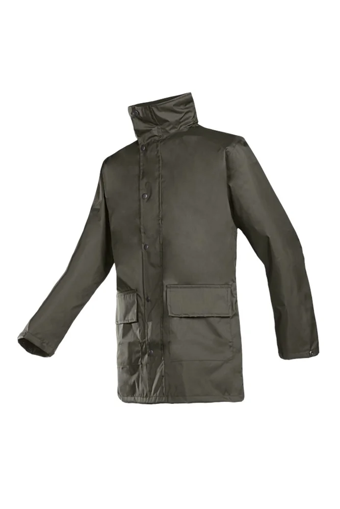 Sioen - Ademend Regenjack - EN 343 Klasse 3-4 - Sheffer - Groen Kaki - 698ZA2X98