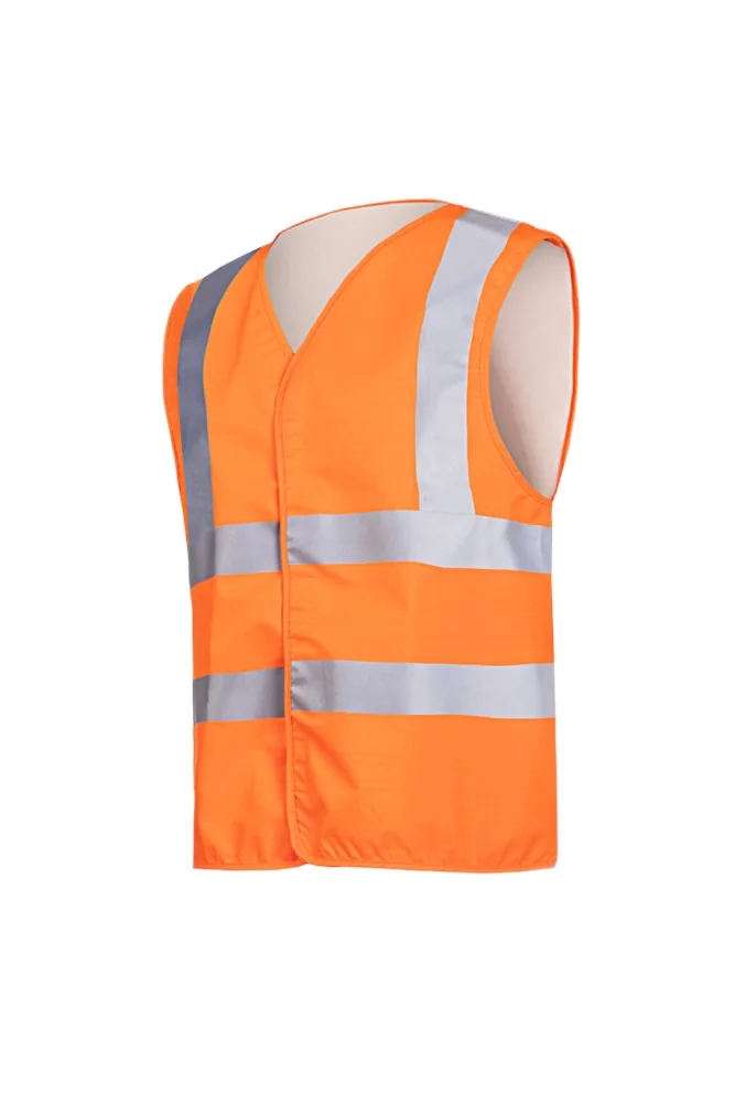 Sioen - Signaalvest - EN ISO 20471 Klasse 2 Hoge Zichtbaarheid - Lacona - Fluorescerend Oranje - 9092A2PEC