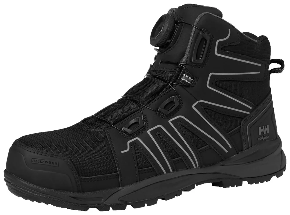 Helly Hansen - S3S Veiligheidslaarzen - BOA Fit Systeem, Composiet Teen - Manchester Mid Boa - Kleur 930 - 78424