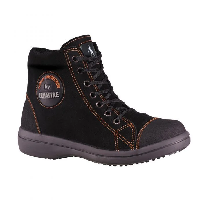 LeMaitre - Feminine Veiligheidsschoenen - S3 SRC Bescherming - VITAMINE HAUTE - Zwart - VIHNS30NR