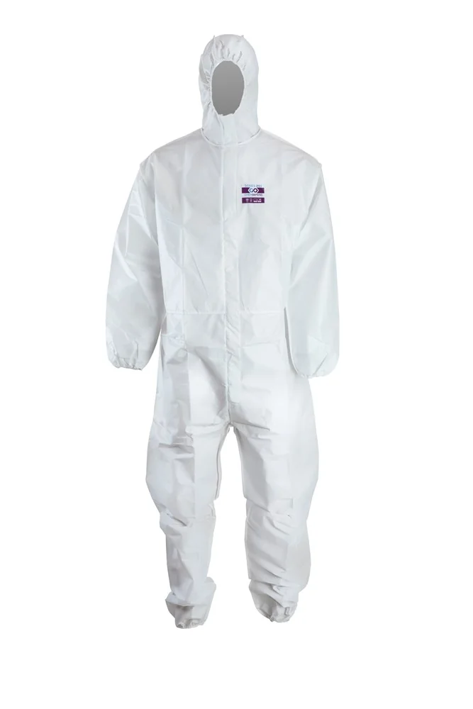 ChemDefend Overall Type 5+6, Antistatisch, Bescherming tegen Radioactieve Deeltjes 255 Wit