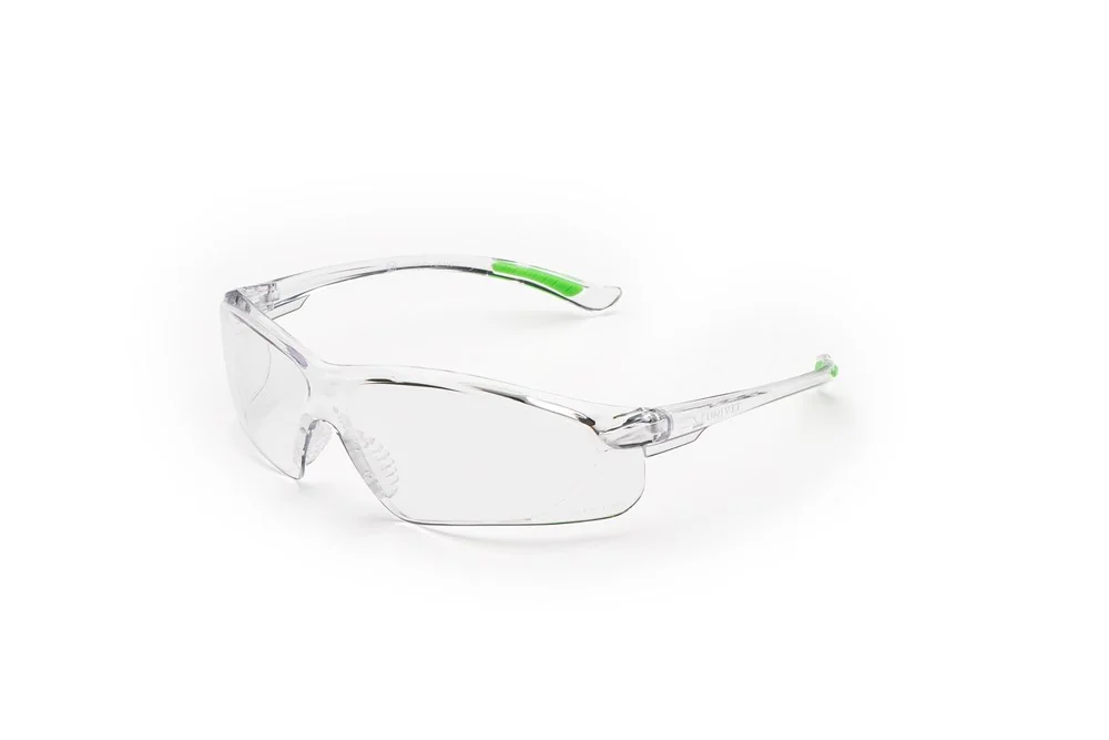 Univet - Veiligheidsbril - EN166 FT, EN170 - 516 - Helder/Groen - 516.01.00.00