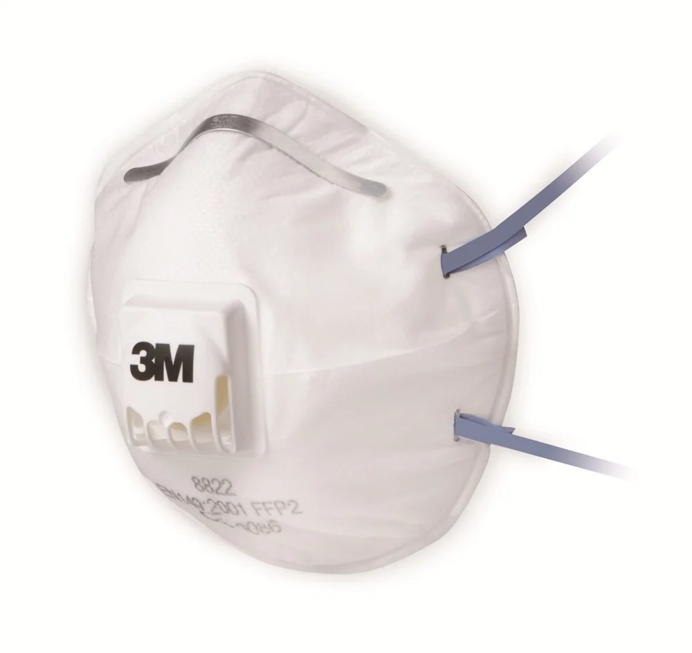 [1.21.15.832.20] 3M - Stofmasker - Cool Flow Ventiel, FFP2 Bescherming - 8322 - Wit