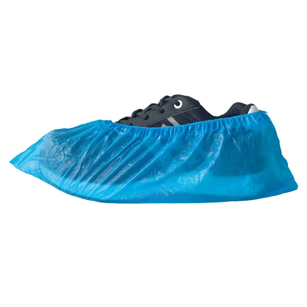 [5.09.50.105.00] PSP - Disposable Schoenovertrek - PE 30mu - 50-105 - Blauw - 100 Stuks
