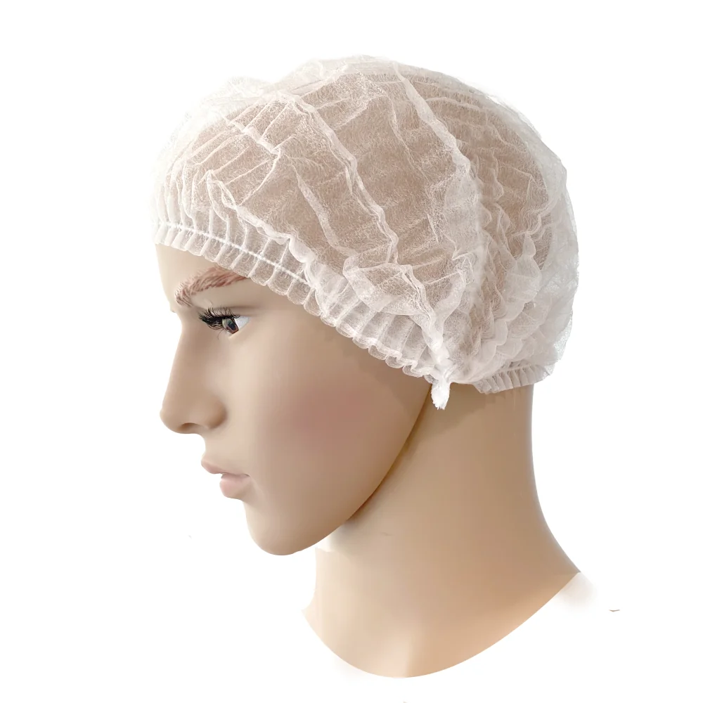 [5.09.55.101.00] PSP - Disposable PP Clip cap - Hair Protection, Contamination Control - 55-101 - White - 100 stuks