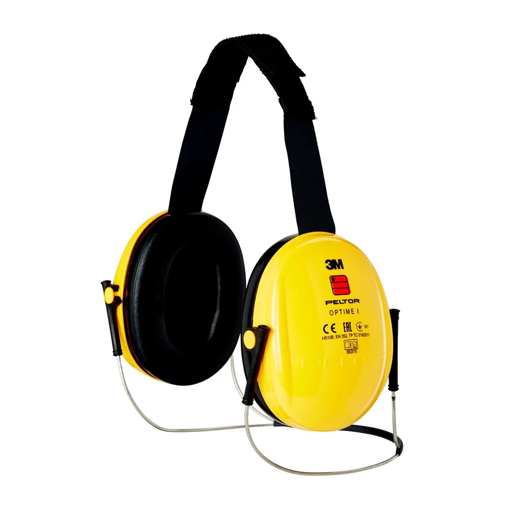 [6.21.25.140.00] 3M - Peltor Optime I - 26-27dB Geluidsreductie - Nekband Oorkappen - H510B - Geel - 7000039618