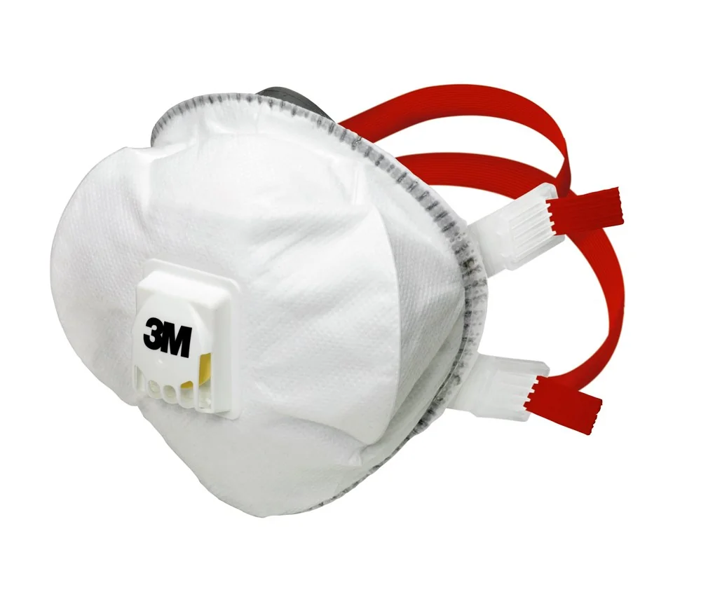 [1.21.15.883.55] 3M - Wegwerpstofmasker - FFP3 Met Ventiel, Herbruikbaar - 8835+ - Wit