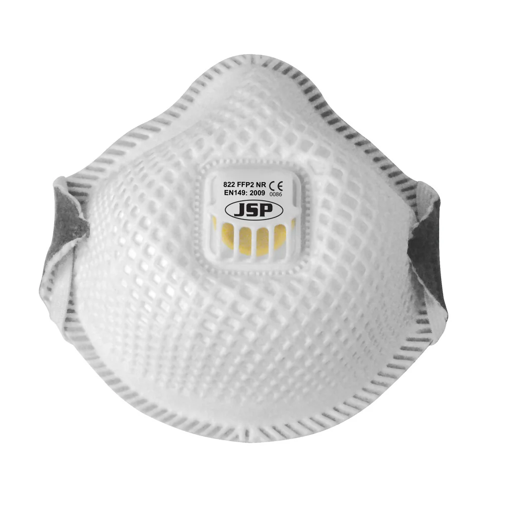 [1.31.14.822.25] JSP - Wegwerpmasker - FFP2V Met Ventiel, 94% Filtratie - Flexinet 822ML - Wit