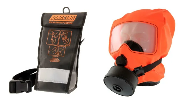 [1.51.02.117.10] Spasciani - Vluchtmasker - ABEK CO P Filter, ATEX - H 900