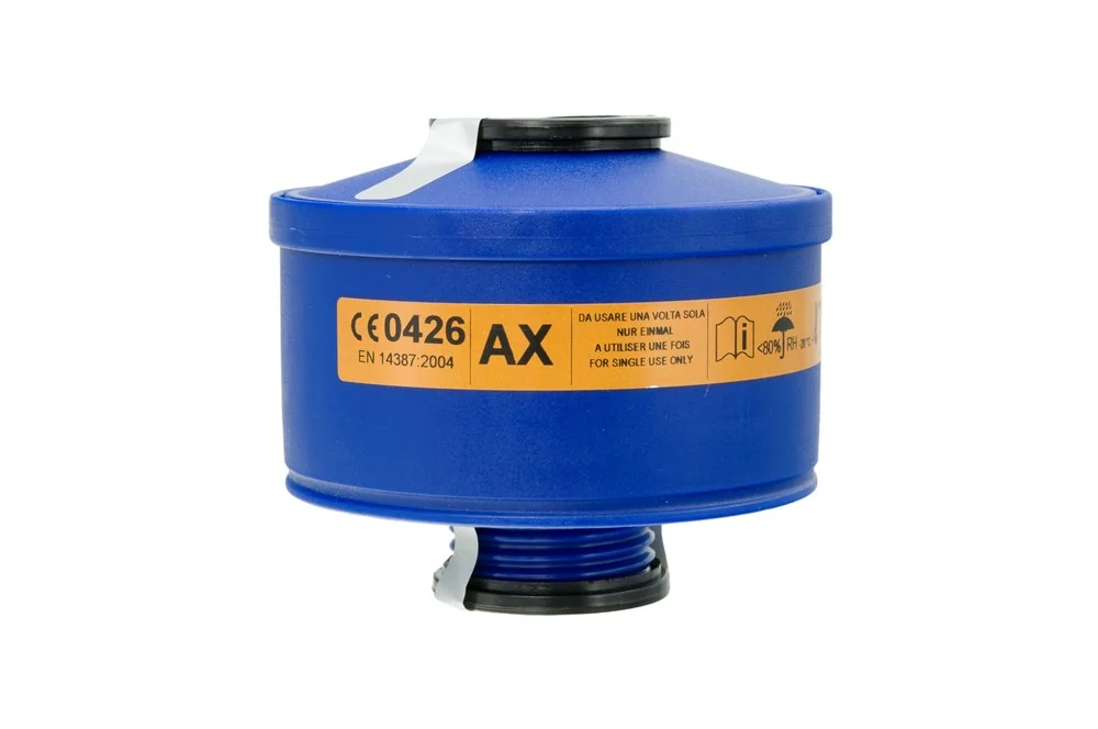 [1.51.03.124.43] Spasciani - Gasfilter - Organische dampen (kookpunt < 65°C) AX - 202 AX - Bruin