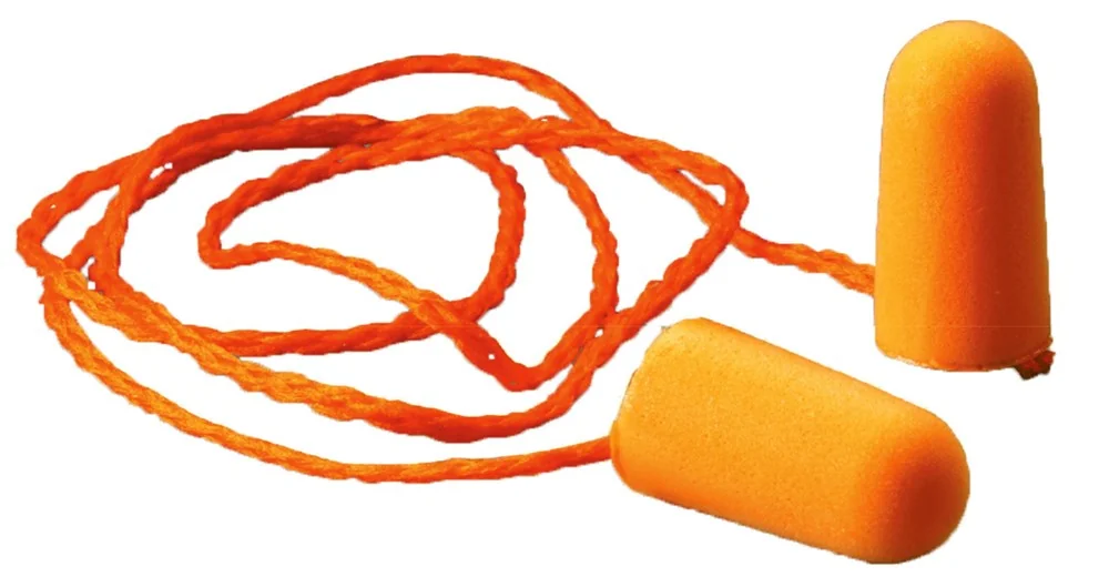 [6.21.15.216.00] 3M - Schuimoordopjes met Koord - 35dB Geluidsreductie - 1110 - Oranje - 100 Paar
