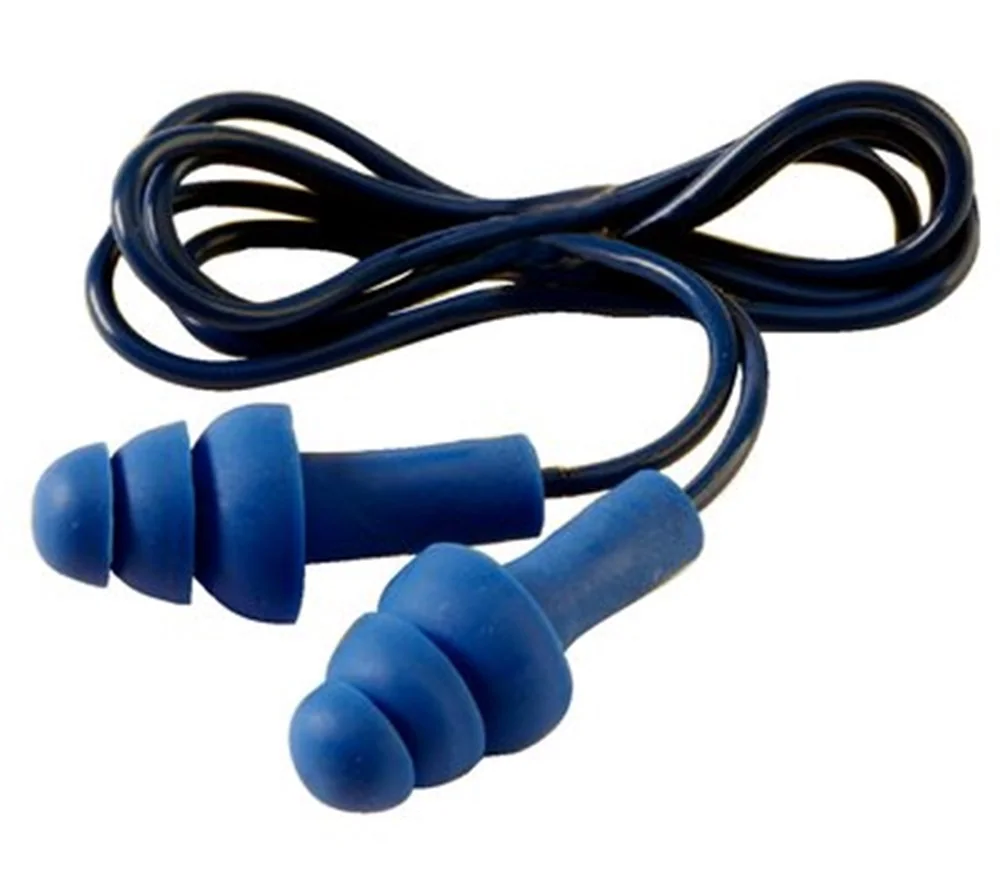 [6.21.17.106.00] 3M - Herbruikbare Metaaldetecteerbare Oordopjes - SNR 29dB - Tracers - Blauw - TR-01-000 - 50 Paar